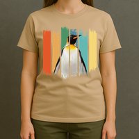 Retro Penguin Arctic Wildlife Nature Vintage Style T-Shirt