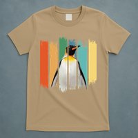 Retro Penguin Arctic Wildlife Nature Vintage Style T-Shirt