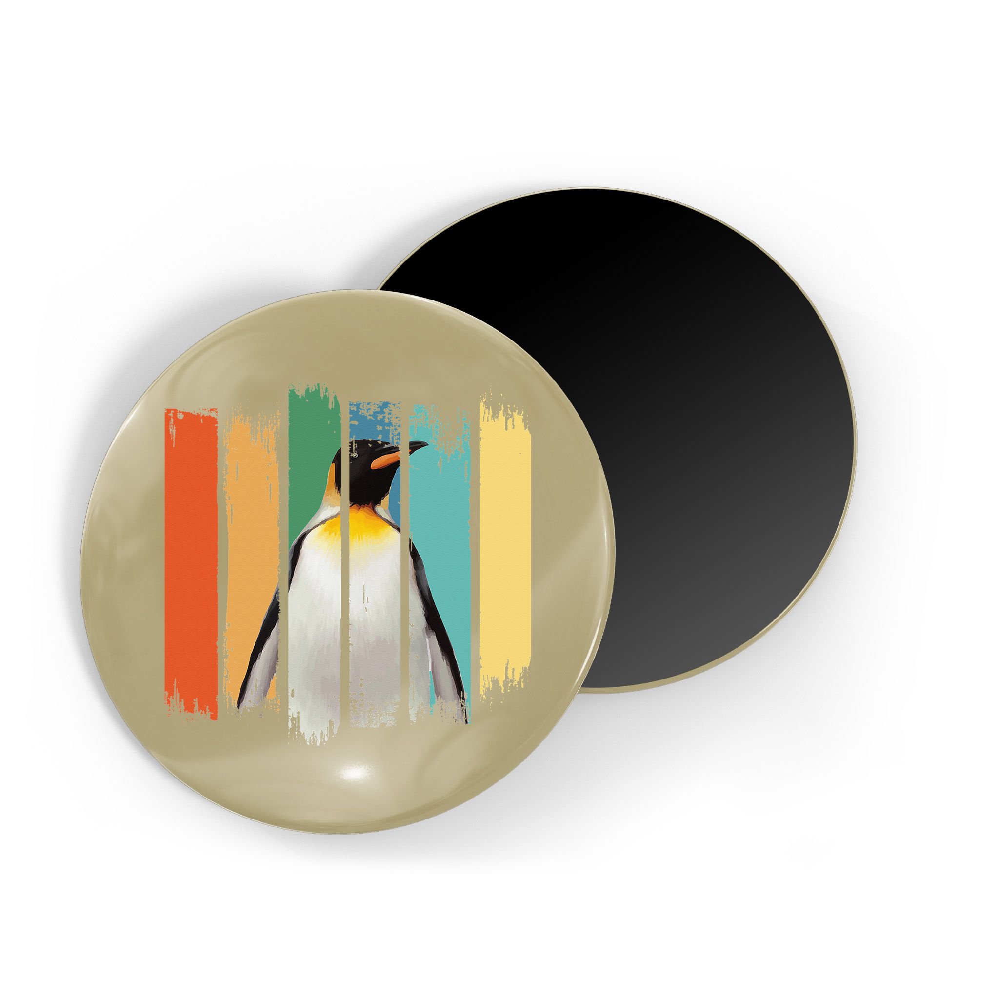 Retro Penguin Arctic Wildlife Nature Vintage Style Magnet