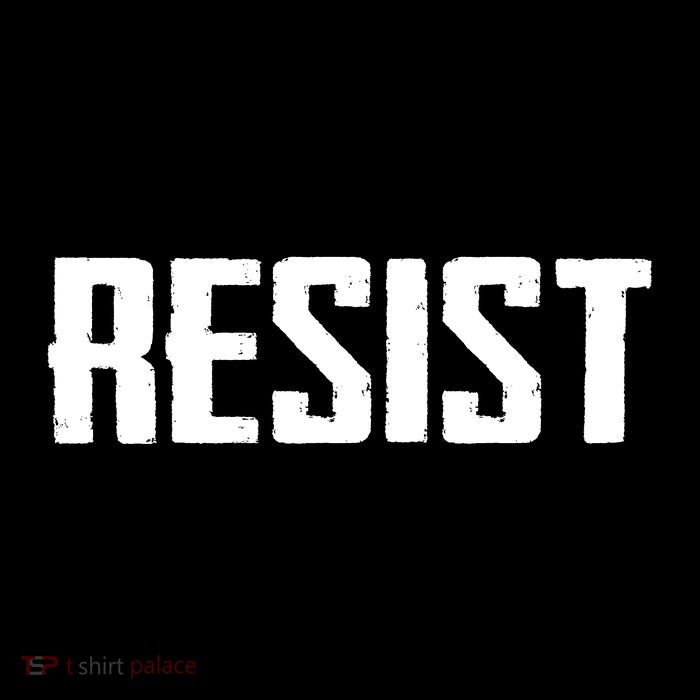 Resist Political Anti Authority Protest Rebel Rally March Tall T-Shirt