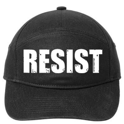 Resist Political Anti Authority Protest Rebel Rally March 7-Panel Snapback Hat