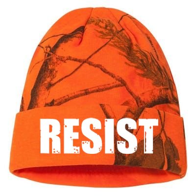 Resist Political Anti Authority Protest Rebel Rally March Kati Licensed 12" Camo Beanie