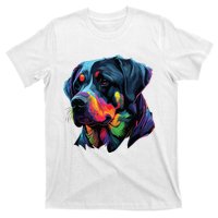 Rottweiler Pop Art Design Funny Rottweiler T-Shirt