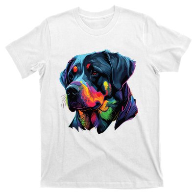 Rottweiler Pop Art Design Funny Rottweiler T-Shirt