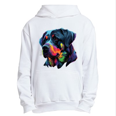 Rottweiler Pop Art Design Funny Rottweiler Urban Pullover Hoodie