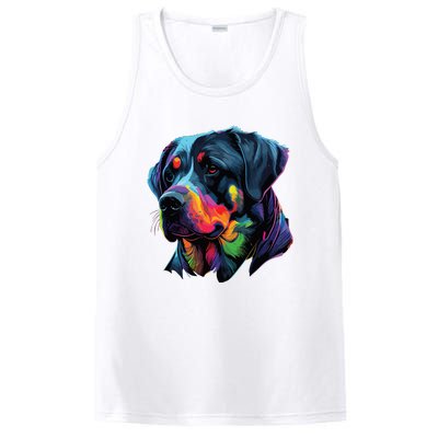 Rottweiler Pop Art Design Funny Rottweiler PosiCharge Competitor Tank