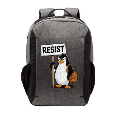Resist Penguin Activism Graphic Design  Vector Backpack