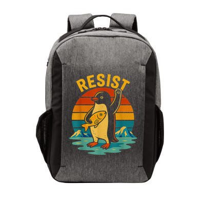 Resist Penguin Activism Graphic Design  Vector Backpack