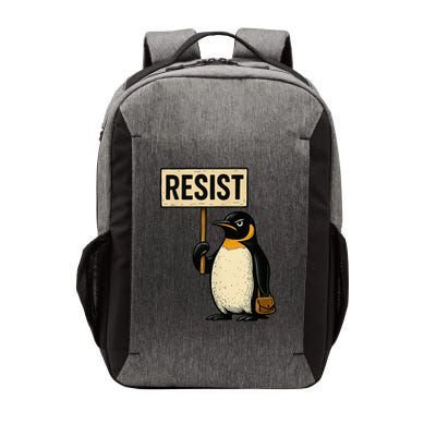 Resist Penguin Activism Graphic Design  Vector Backpack