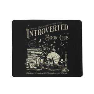 Retro Proud Anti Social Member Of Introverted Book Club Mousepad