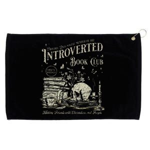 Retro Proud Anti Social Member Of Introverted Book Club Grommeted Golf Towel