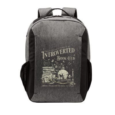Retro Proud Anti Social Member Of Introverted Book Club Vector Backpack