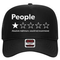 Review People Absolute Nightmare Would Not Recomd High Crown Mesh Back Trucker Hat