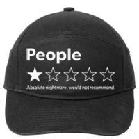 Review People Absolute Nightmare Would Not Recomd 7-Panel Snapback Hat