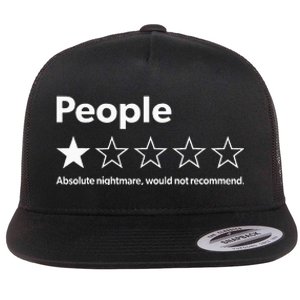 Review People Absolute Nightmare Would Not Recomd Flat Bill Trucker Hat