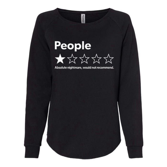 Review People Absolute Nightmare Would Not Recomd Womens California Wash Sweatshirt