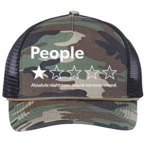 Review People Absolute Nightmare Would Not Recomd Retro Rope Trucker Hat Cap