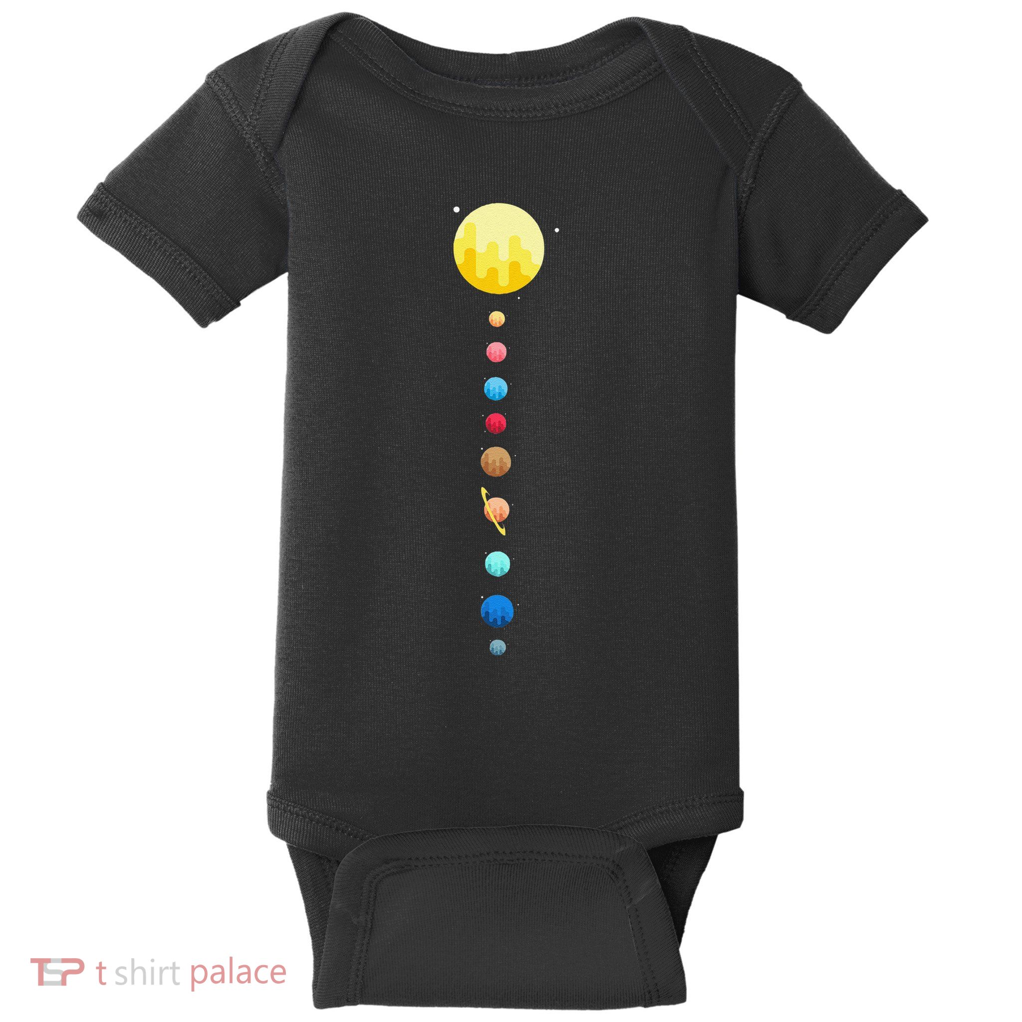 Rare Planet Alignment 25 January 2025 Astronomy Lovers Gift Baby Bodysuit