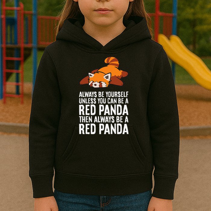 Red Panda Always Be Yourself Unless You Can Be A Red Panda Kids Hoodie