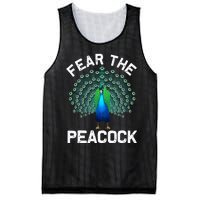 retro Peacock Art For  Colorful Peacock Bird Lover Mesh Reversible Basketball Jersey Tank