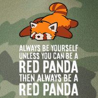 Red Panda Always Be Yourself Unless You Can Be A Red Panda Legacy Tie Dye Trucker Hat
