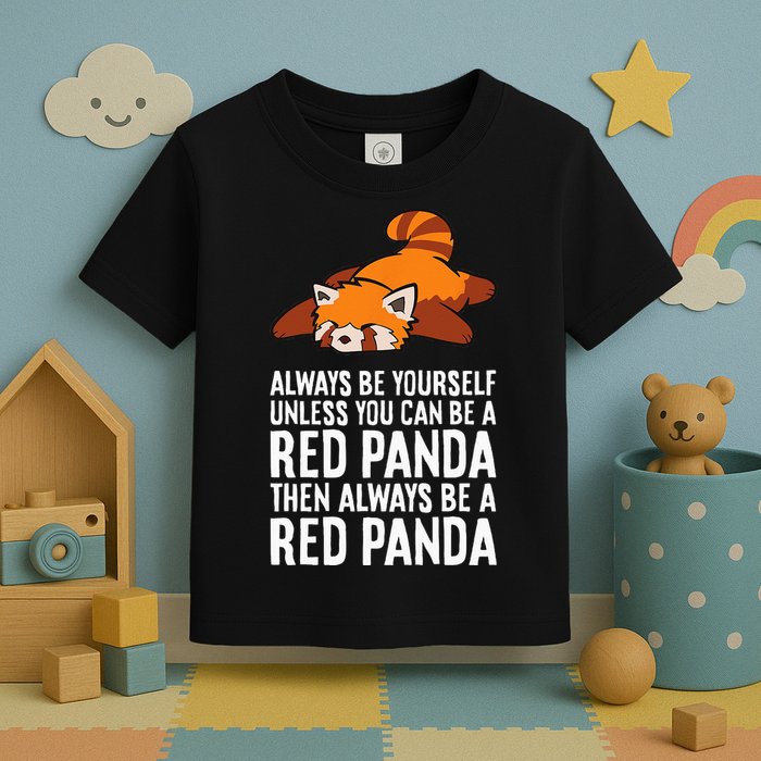 Red Panda Always Be Yourself Unless You Can Be A Red Panda Toddler T-Shirt