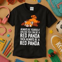 Red Panda Always Be Yourself Unless You Can Be A Red Panda Kids T-Shirt