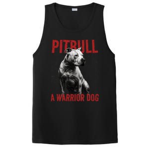 Realistic Pitbull A Warrior Dog PosiCharge Competitor Tank