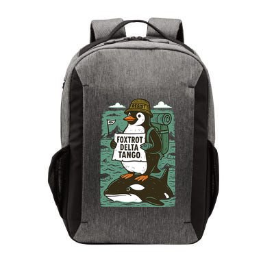 Resist Penguin Activism Graphic Design Vector Backpack