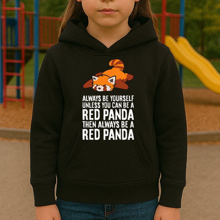 Red Panda Always Be Yourself Unless You Can Be A Red Panda Kids Hoodie