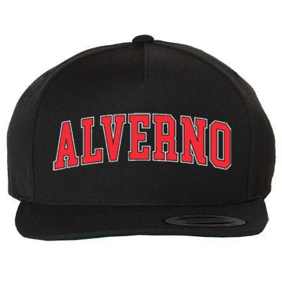 Retro Personalized Alverno Name Vintage Arch Women Wool Snapback Cap