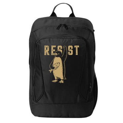 Resist Penguins Activism City Backpack