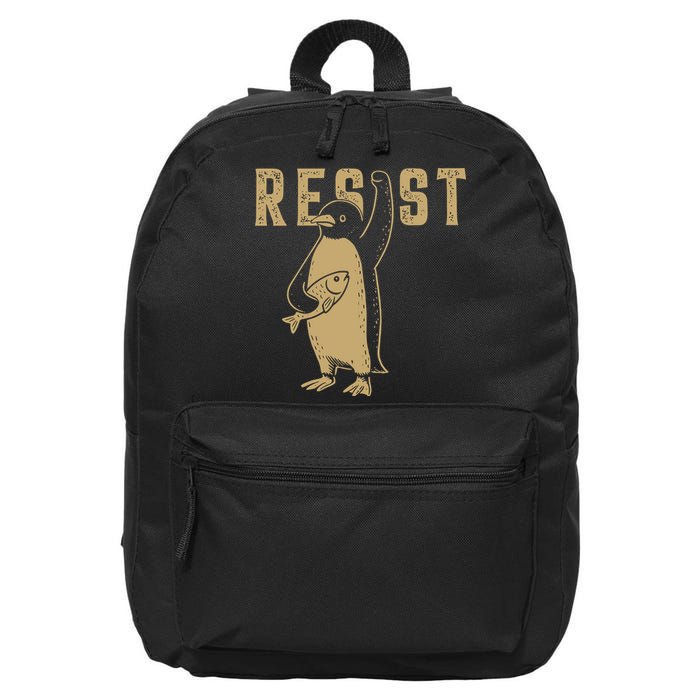Resist Penguins Activism 16 in Basic Backpack
