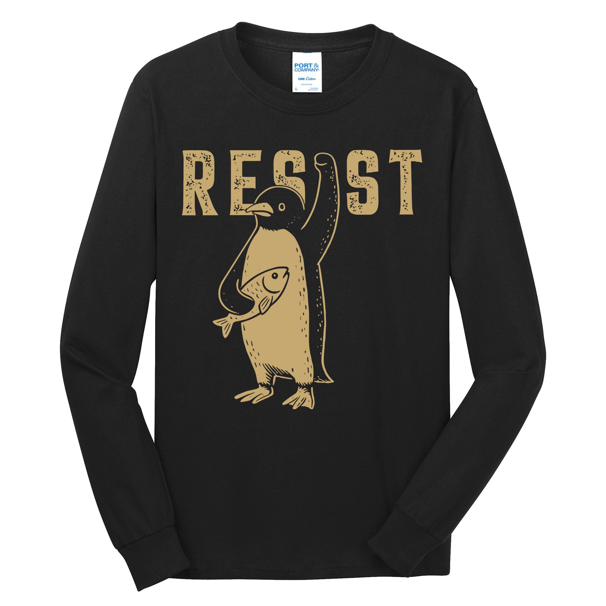 Resist Penguins Activism Tall Long Sleeve T-Shirt