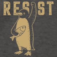 Resist Penguins Activism Vector Backpack