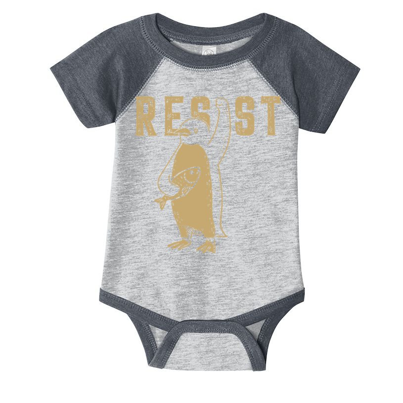 Resist Penguins Activism Infant Baby Jersey Bodysuit