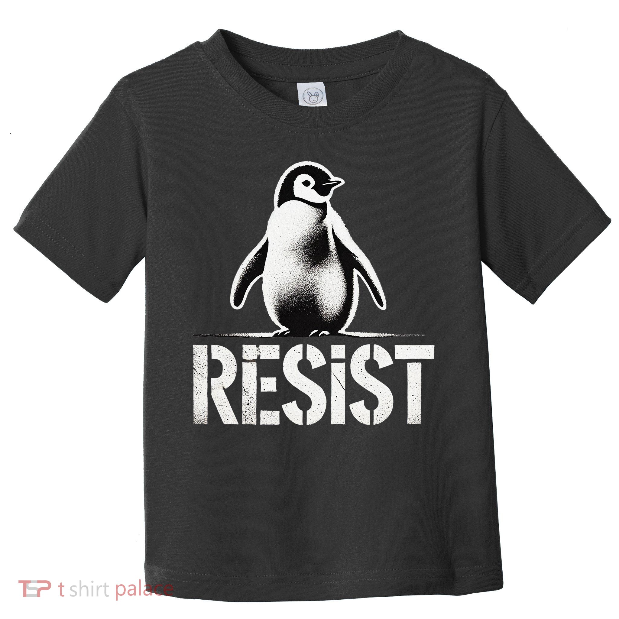 Resist Penguin Activism Penguins Protest Against Tariffs Toddler T-Shirt