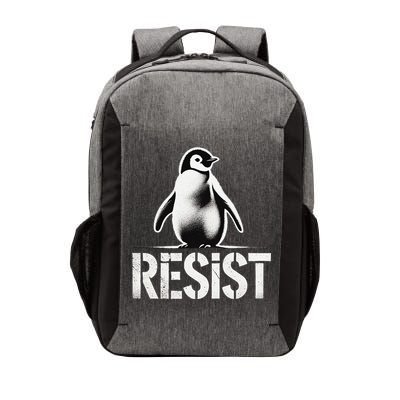 Resist Penguin Activism Penguins Protest Against Tariffs Vector Backpack