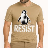 Resist Penguin Activism Penguins Protest Against Tariffs Performance Shirt