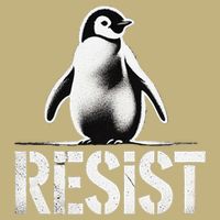 Resist Penguin Activism Penguins Protest Against Tariffs Performance Shirt