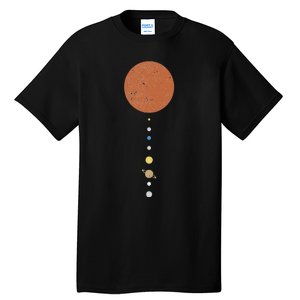 Rare Planet Alignment 25 January 2025 Astronomy Lovers Tall T-Shirt