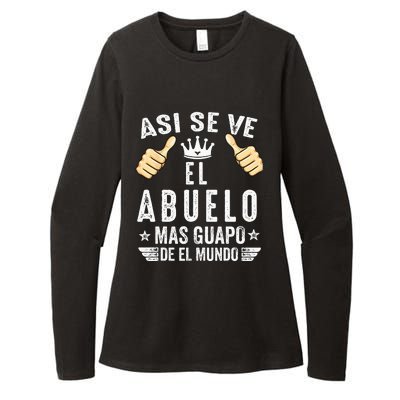 Regalos Para Abuelo Dia Del Padre Camiseta Guapo Abuelo Womens CVC Long Sleeve Shirt