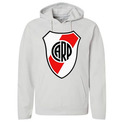 River Plate Argentina Coat Of Arms Performance Fleece Hoodie