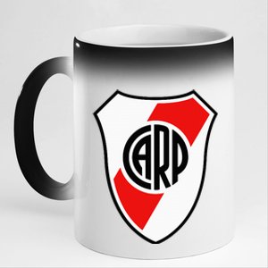 River Plate Argentina Coat Of Arms 11oz Black Color Changing Mug