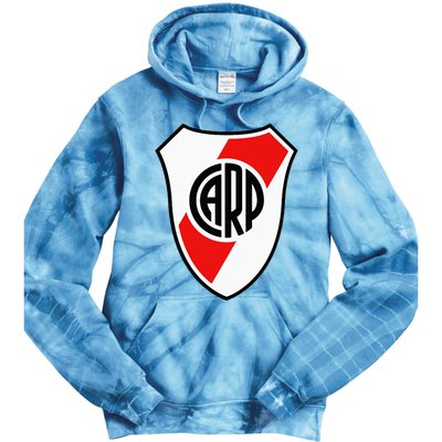 River Plate Argentina Coat Of Arms Tie Dye Hoodie