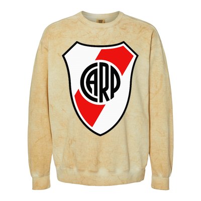 River Plate Argentina Coat Of Arms Colorblast Crewneck Sweatshirt