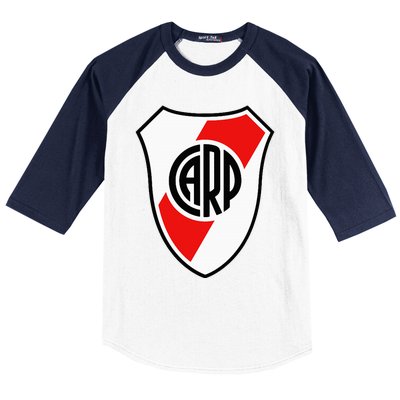 River Plate Argentina Coat Of Arms Baseball Sleeve Shirt