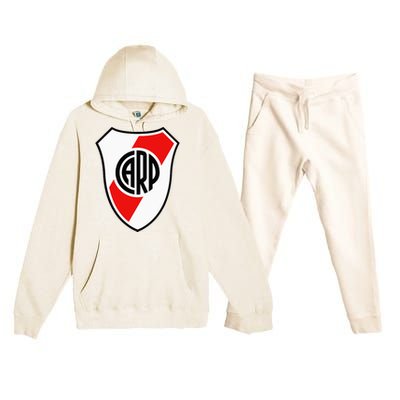 River Plate Argentina Coat Of Arms Premium Hooded Sweatsuit Set