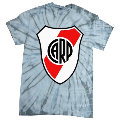 River Plate Argentina Coat Of Arms Tie-Dye T-Shirt