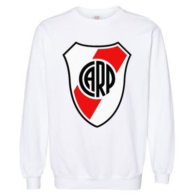 River Plate Argentina Coat Of Arms Garment-Dyed Sweatshirt